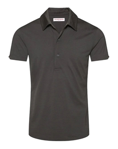 Рубашка-поло Sebastian из мериносовой шерсти, серый Orlebar brown