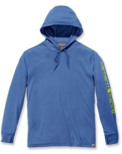 Худи Force Fishing Graphic Hoodie, светло-синий Carhartt
