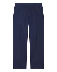 Брюки с плоским передом и шлевками для ремня, синий Paul smith