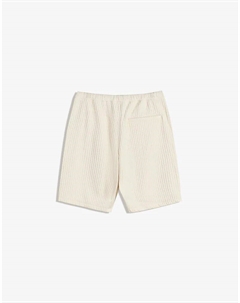 Плиссированные шорты белого цвета Bershka