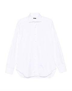 Рубашка с длинными рукавами и застежкой на пуговицы, белый Barba