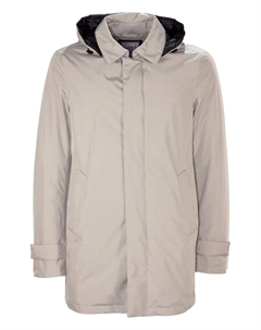 Куртка с капюшоном и скрытой застежкой, серый Herno