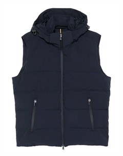 Стеганый жилет с капюшоном, синий Paul & shark