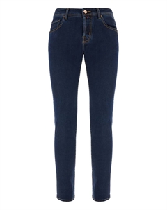 Темно-синие джинсы, черный Jacob cohen