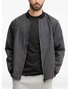 Куртка-бомбер с шестиугольным узором, серый Boss