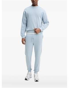 Хлопковая толстовка с логотипом, синий Hugo