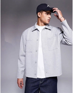 Свободная куртка для подводного плавания в цвете «меланжевый серый» Asos design