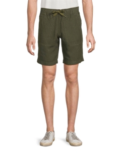 Льняные шорты Pixels, цвет Green Khaki Zadig&voltaire