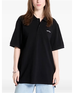 Рубашка-поло с логотипом, черный Carhartt wip