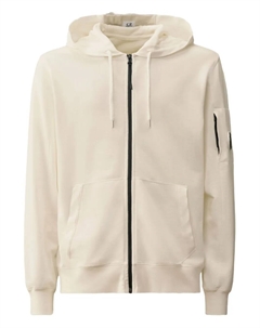 Толстовка с капюшоном на молнии, белый C.p. company