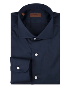 Рубашка из хлопка с длинными рукавами, синий Barba