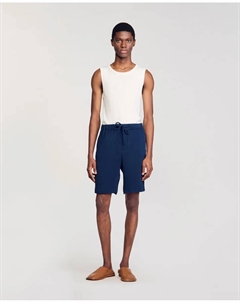 Мужские мятные бермуды, синий Sandro