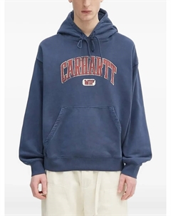 Толстовка с логотипом в студенческом стиле, синий Carhartt wip