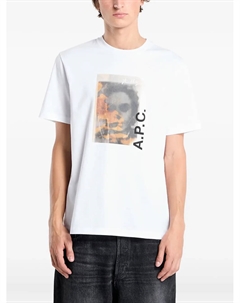 Футболка с принтом, белый A.p.c.