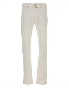 Джинсы с нашивкой-логотипом, белый Jacob cohen