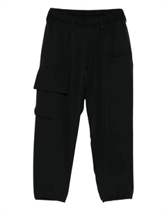 Брюки-карго с эластичными манжетами, черный Yohji yamamoto