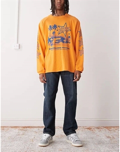 Джинсы Klean прямого кроя темно-синего цвета Weekday