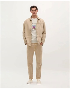 Мужская бежевая хлопковая толстовка, бежевый Scalpers