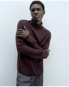 Мужская водолазка, гранатовый Сфера