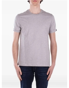 Футболка с короткими рукавами и логотипом, серый Fay