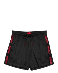 Плавки-шорты с логотипом, черный Hugo