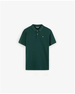 Мужская хлопковая поло обычного кроя, серо-зеленый Scalpers