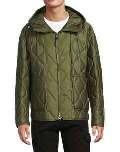 Стеганая куртка с капюшоном на молнии, цвет Light Military Green Mackage