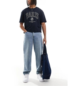 Джинсы мешковатого кроя светло-голубого цвета Only & sons