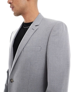 Классический пиджак серого цвета Asos design