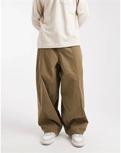 Свободные брюки цвета хаки Asos design