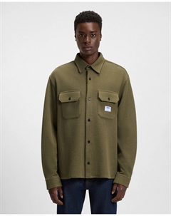 Мужская рубашка с длинным рукавом, зеленый Hugo