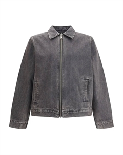 Джинсовая куртка на молнии спереди, синий 7 for all mankind