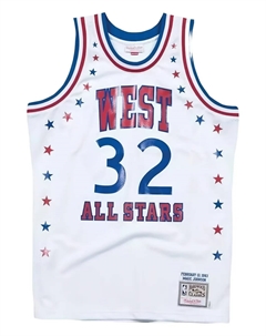 Жилет НБА с изображением звезд, белый Mitchell and ness