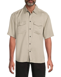 Рубашка из модала с двумя карманами, цвет Elephant Grey Rag & bone