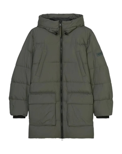 Пуховик с капюшоном, зеленый Marc o'polo