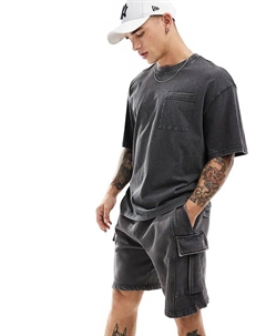 Футболка большого размера, цвет: серый, выбеленный Only & sons