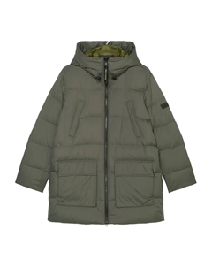 Пуховик с капюшоном, зеленый Marc o'polo