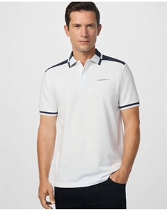 Поло HS City Block, белый Hackett