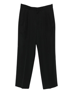 Брюки со складками Zev, черный The row