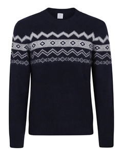 Свитер с круглым вырезом, синий Eleventy