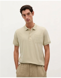 Мужская футболка из хлопка с коротким рукавом, бежевый Scalpers