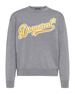 Джемпер тонкой вязки, серый Dsquared2