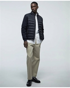 Смешанная стеганая куртка, черный Сфера