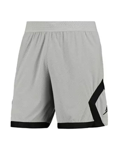 Шорты Men's Solid Color Pattern Logo Drawstring Elastic Waistband Straight Shorts Gray DJ7699-077, серый Air jordan