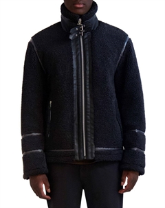 Куртка из искусственной овчины, черный Karl lagerfeld paris