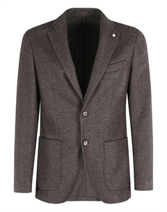 Однобортный блейзер, коричневый L.b.m.