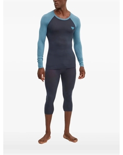 Футболка Raglan-sleeve baselayer top, синий Dynafit