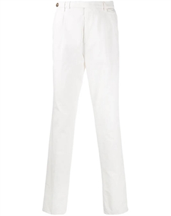 Брюки чинос в стиле колор-блок, белый Brunello cucinelli