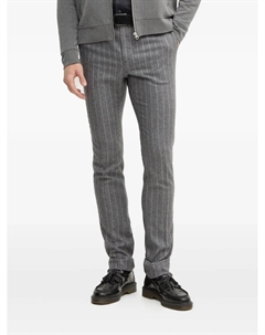 Брюки в тонкую полоску, серый Hackett