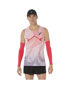 Мужская майка для бега METASPEED SINGLET, красный Asics
